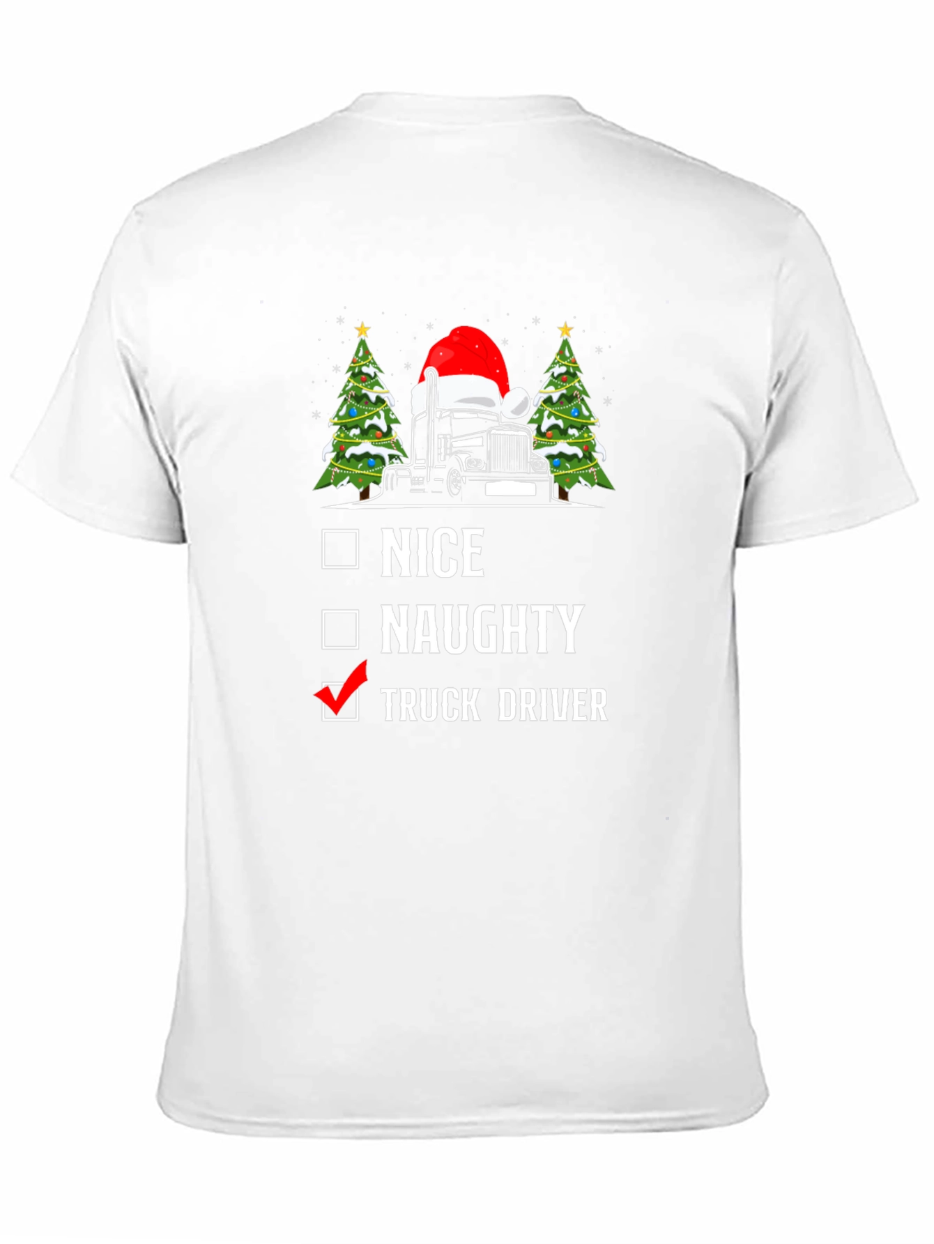 Truck Driver Christmas T-Shirt