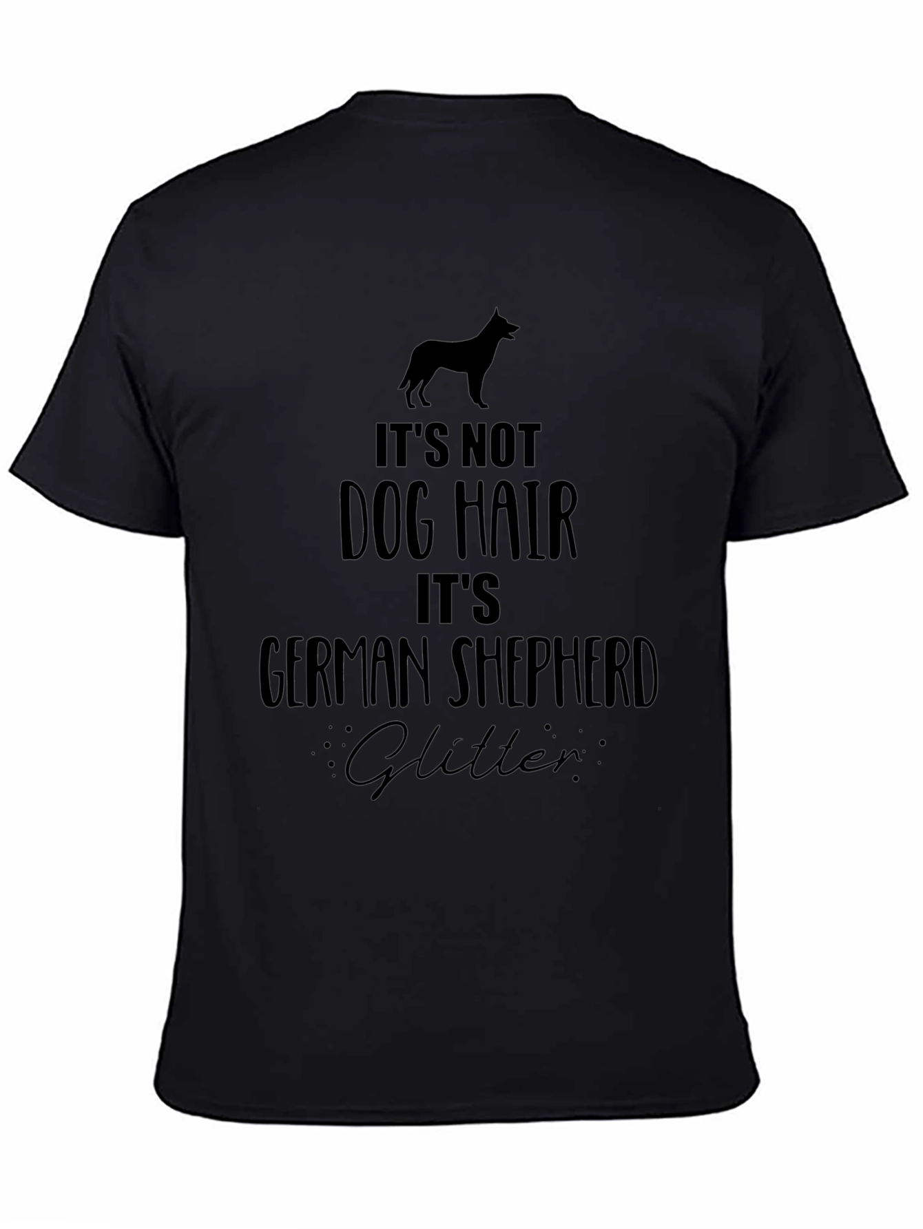 German Shepherd Glitter T-Shirt - Dog Lover Tee