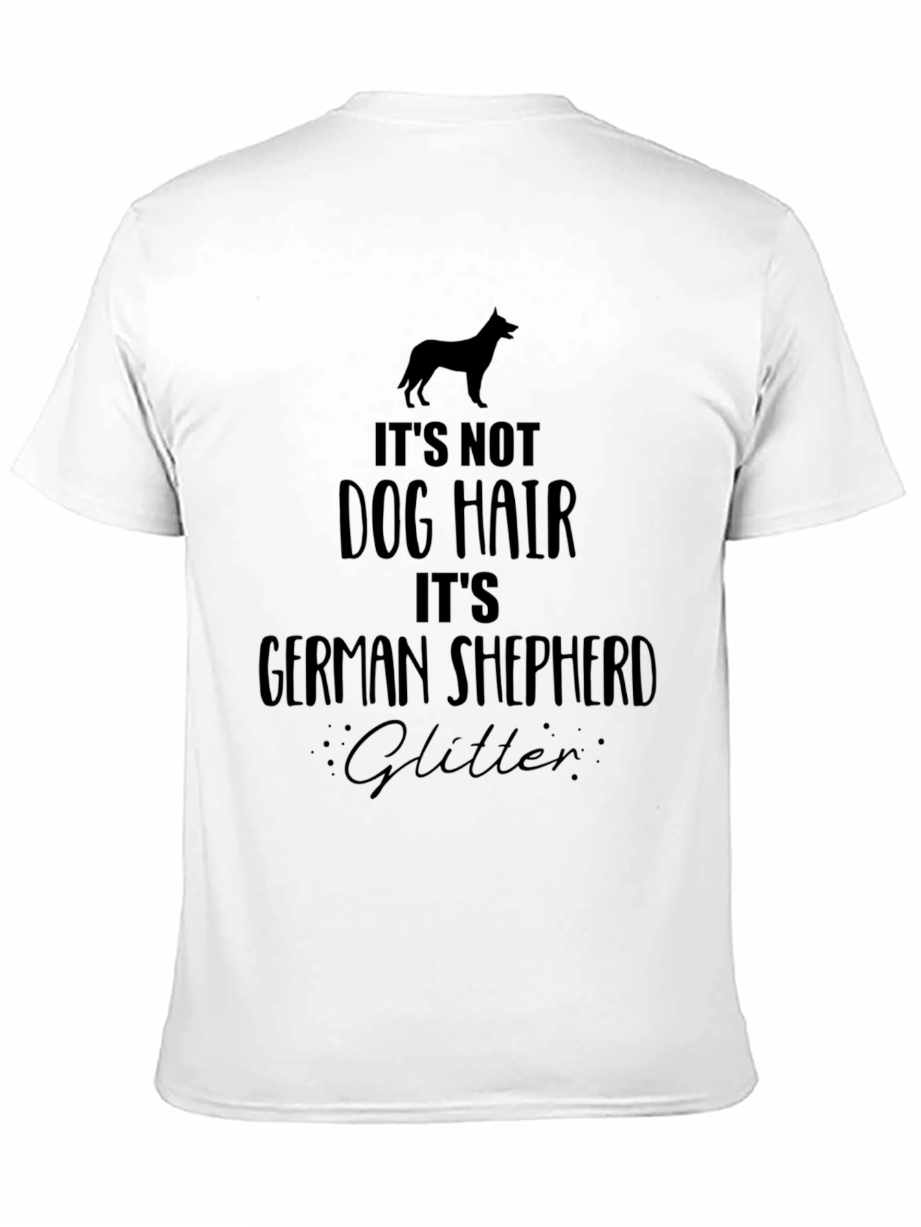 German Shepherd Glitter T-Shirt - Dog Lover Tee
