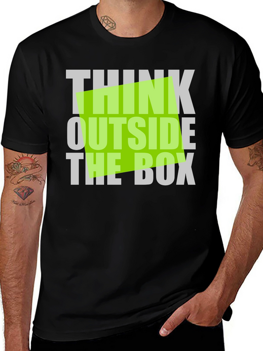 Think Outside the Box Graphic T-Shirt