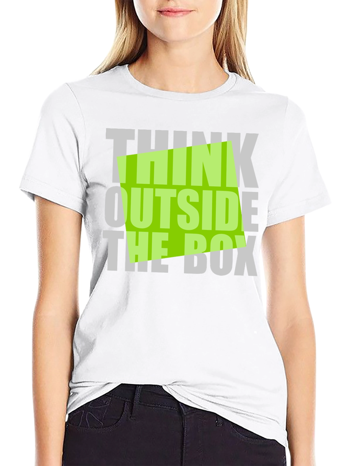 Think Outside the Box Graphic T-Shirt