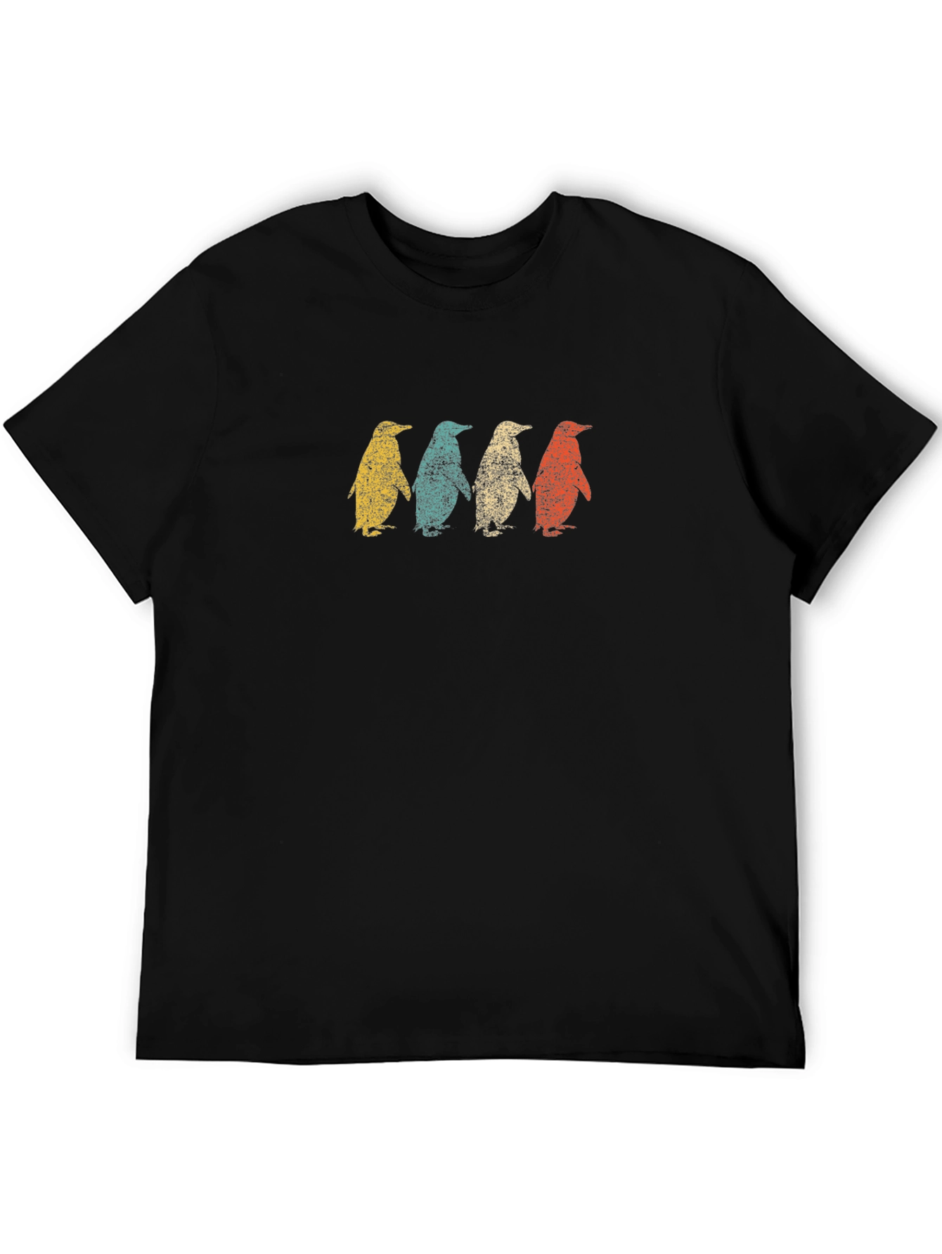 Retro Penguin T-Shirt - Cool Graphic Tee