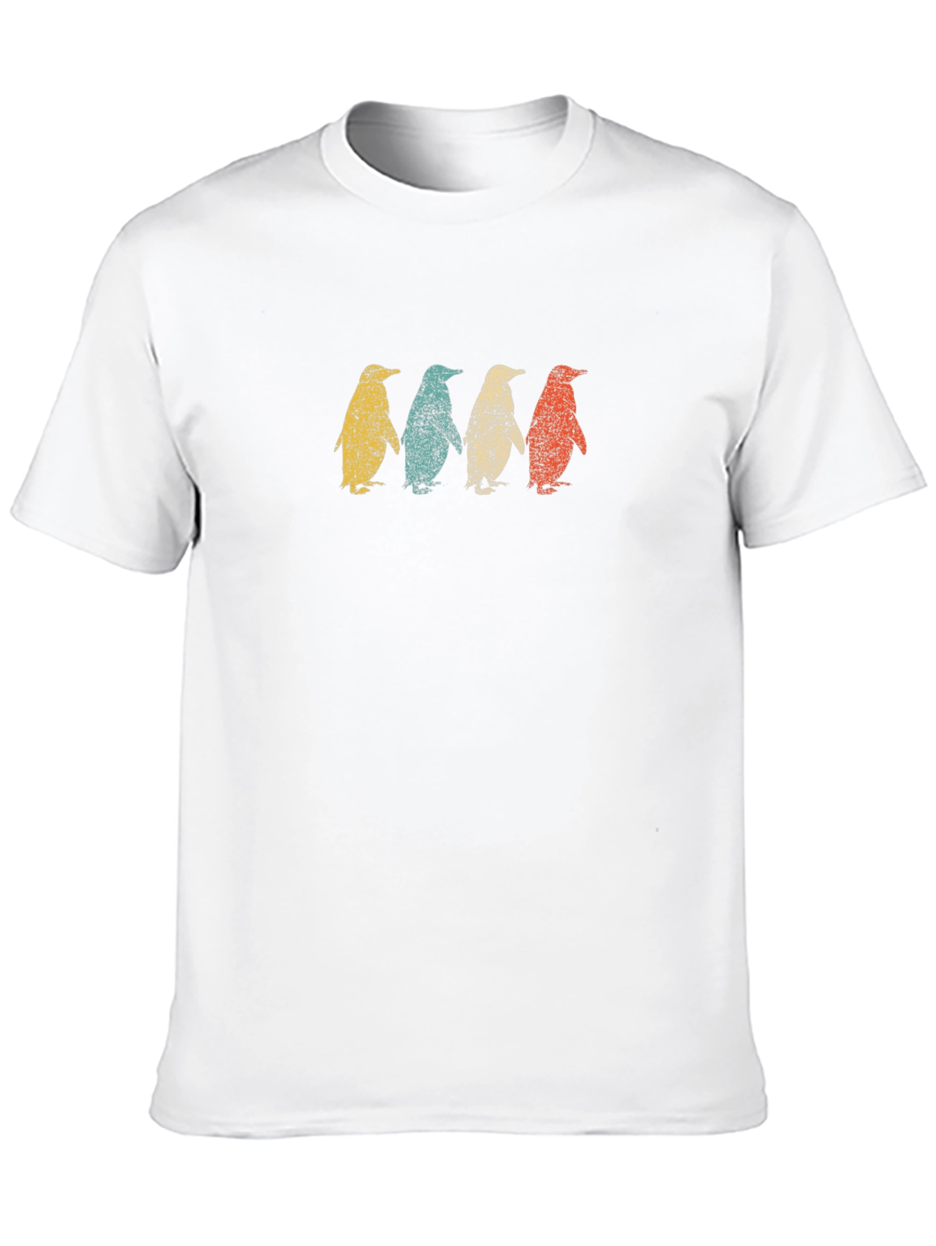 Retro Penguin T-Shirt - Cool Graphic Tee
