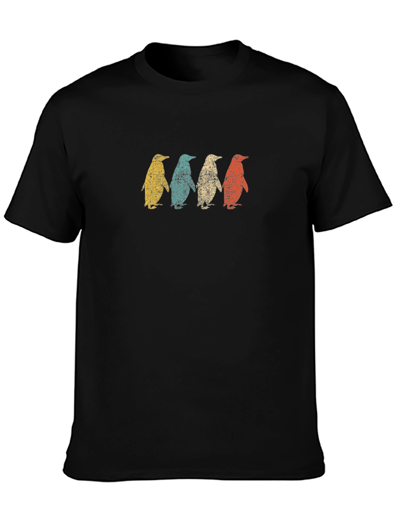 Retro Penguin T-Shirt - Cool Graphic Tee