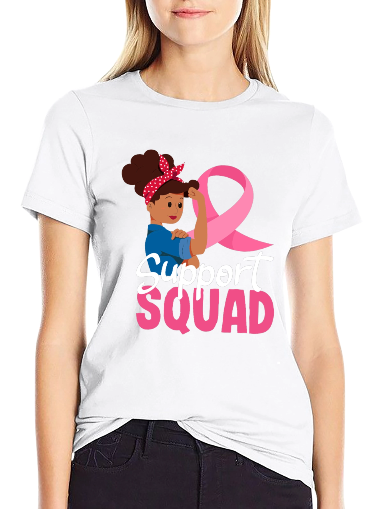 Support Squad Breast Cancer Awareness T-Shirt
