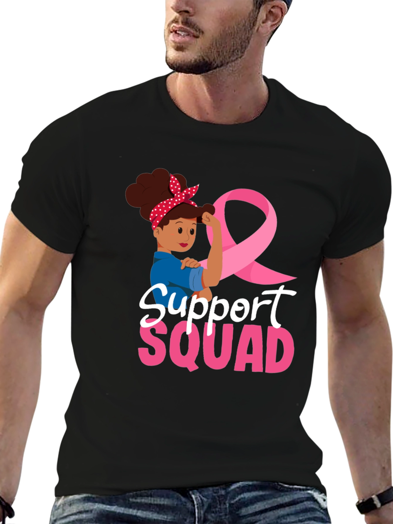 Support Squad Breast Cancer Awareness T-Shirt