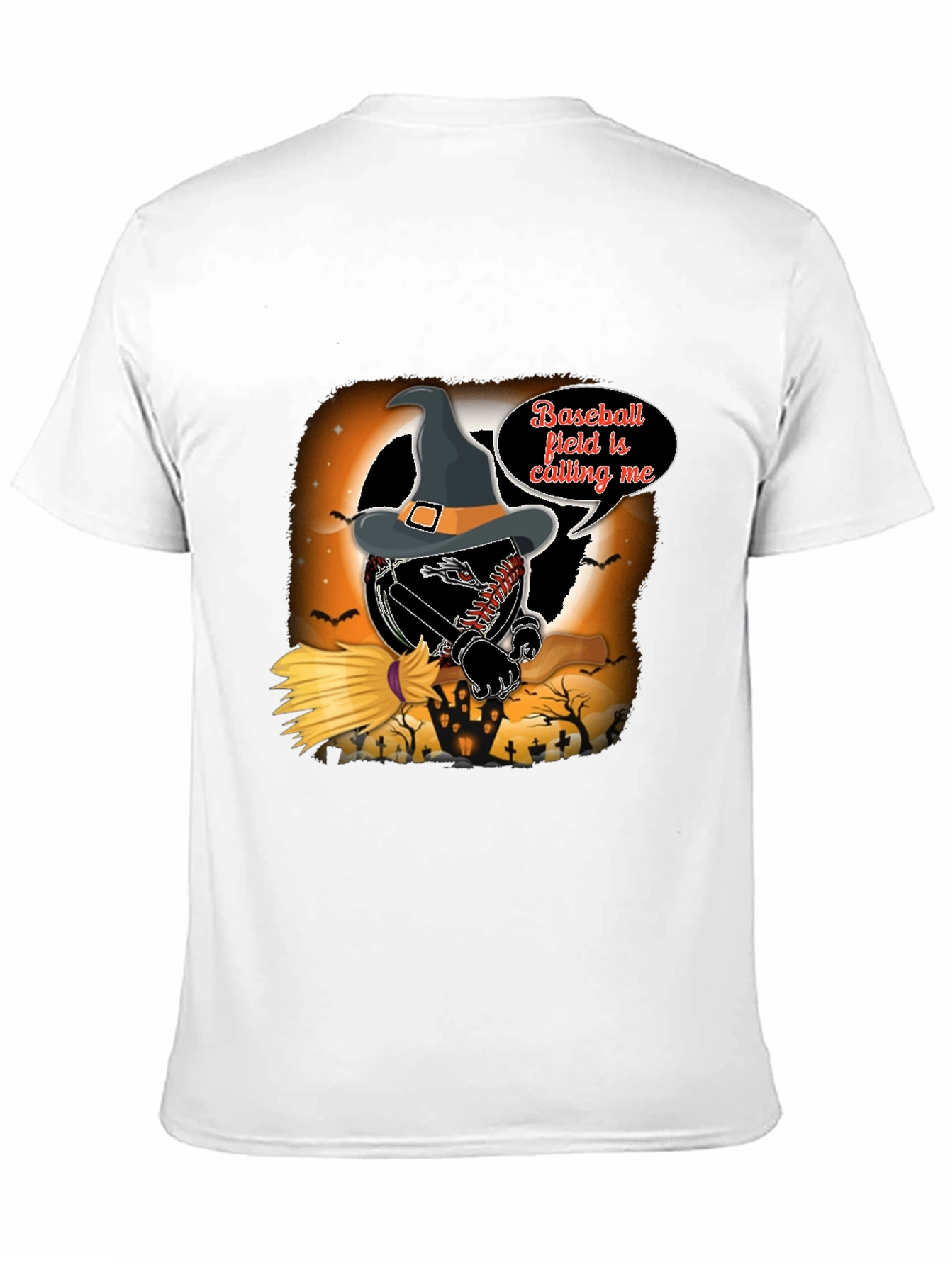 Halloween Baseball Field T-Shirt