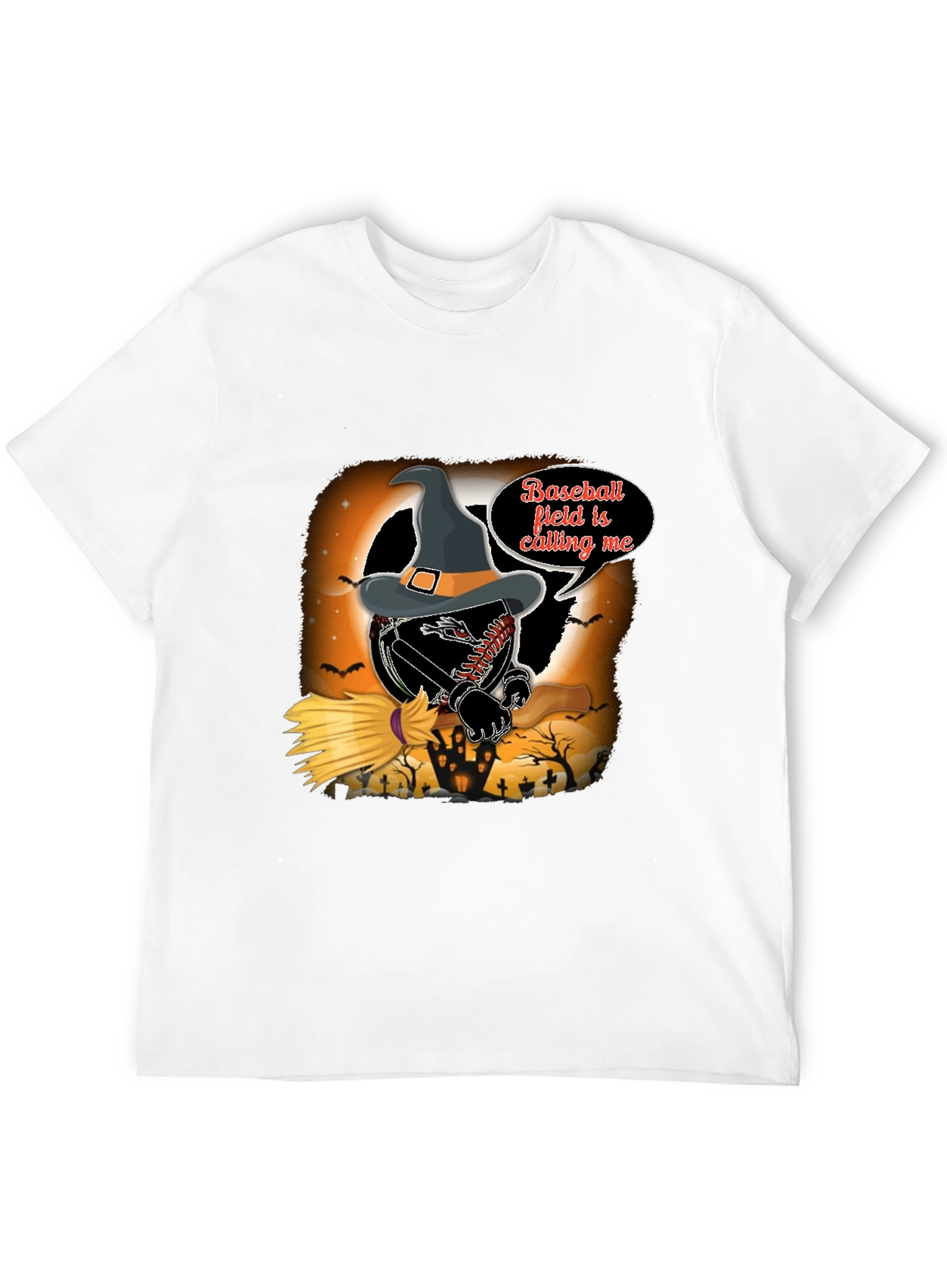 Halloween Baseball Field T-Shirt