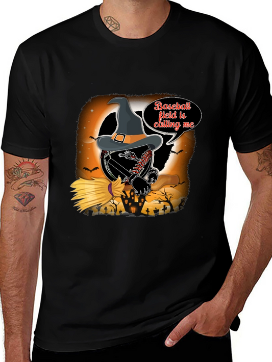Halloween Baseball Field T-Shirt
