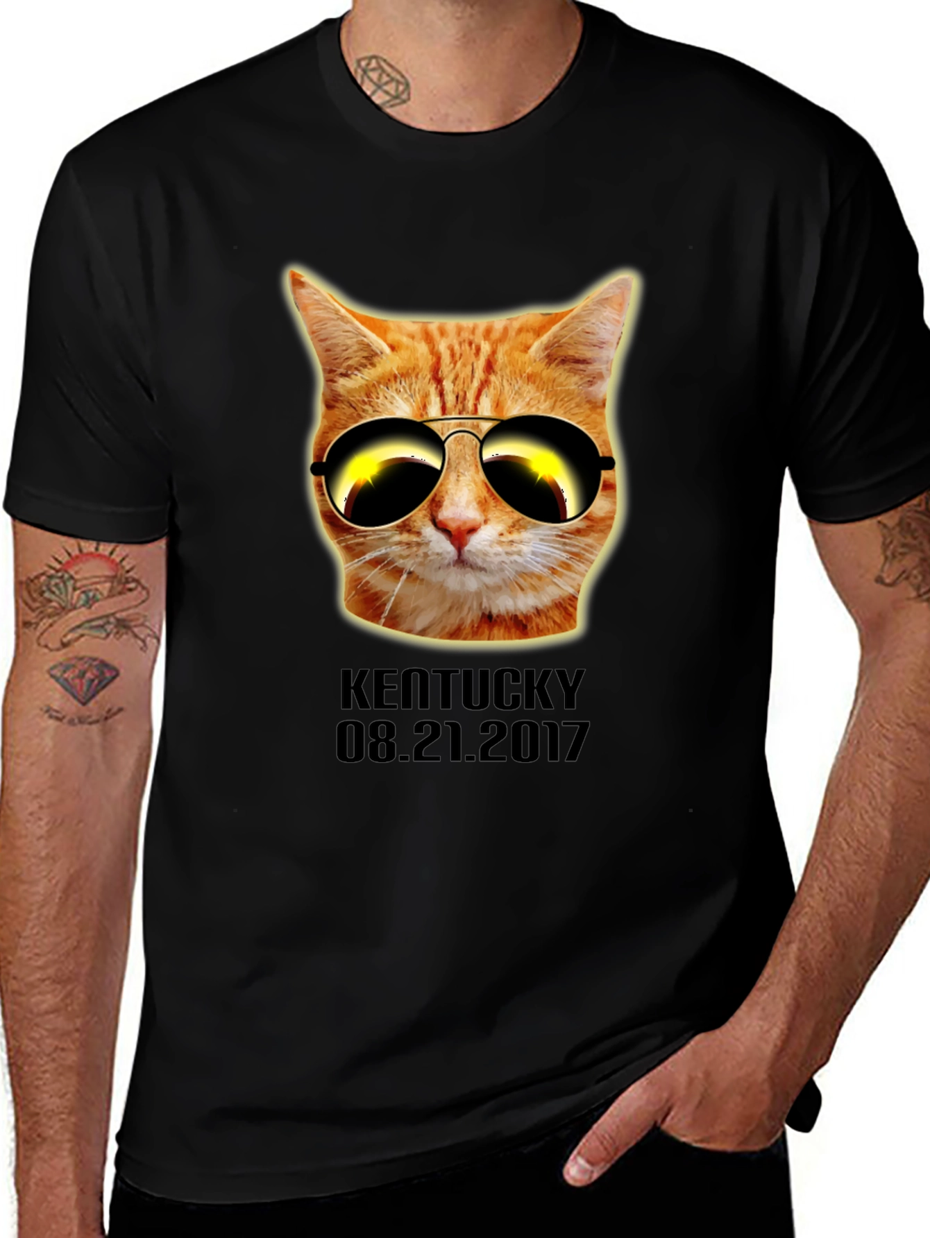 Cool Cat Kentucky Eclipse T-Shirt