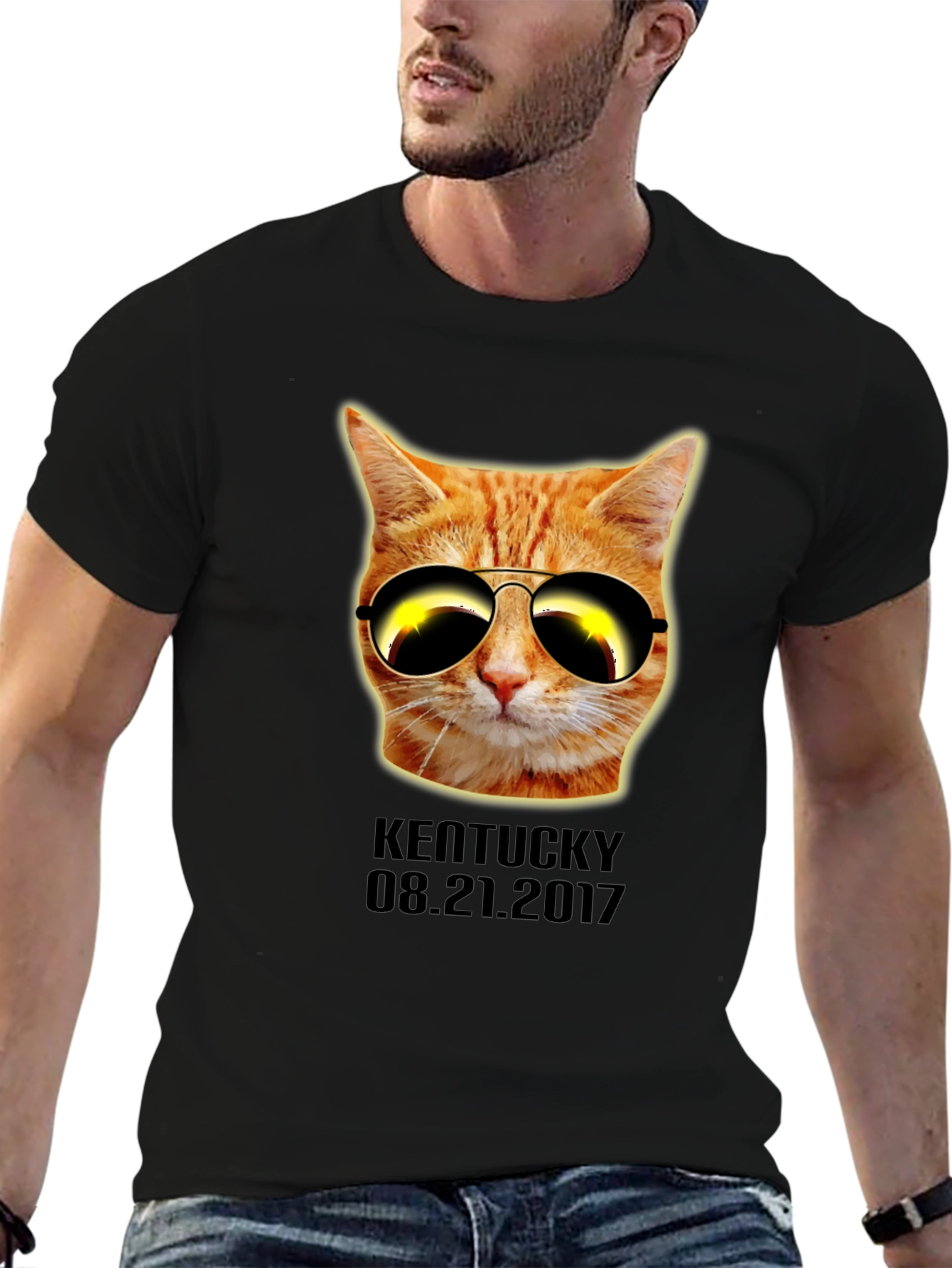 Cool Cat Kentucky Eclipse T-Shirt