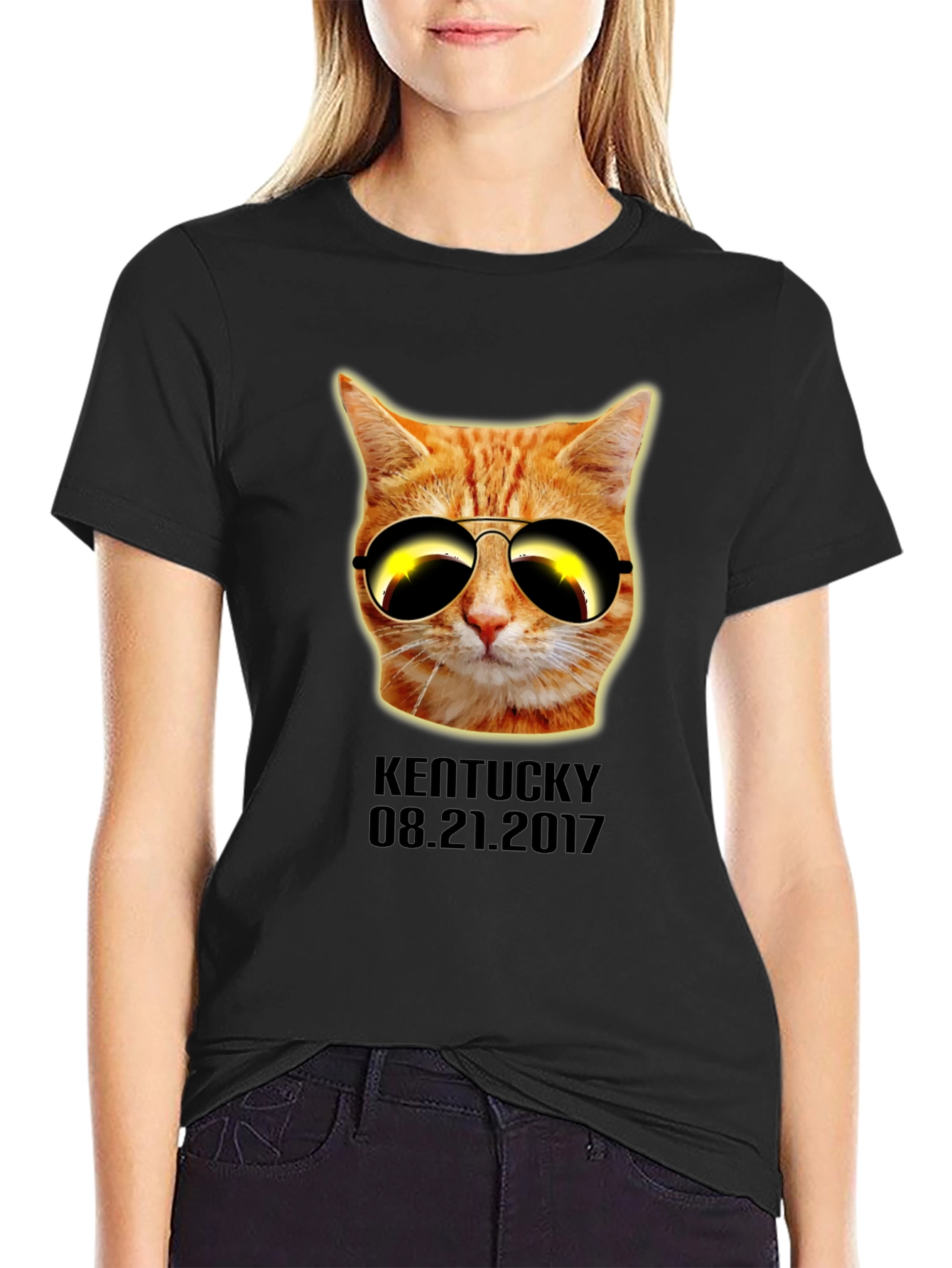 Cool Cat Kentucky Eclipse T-Shirt