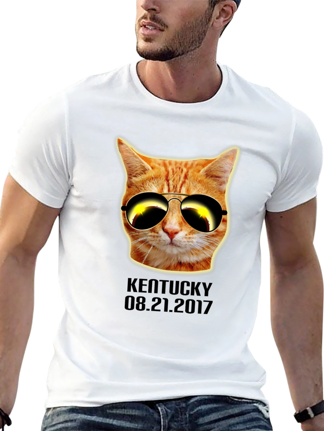 Cool Cat Kentucky Eclipse T-Shirt