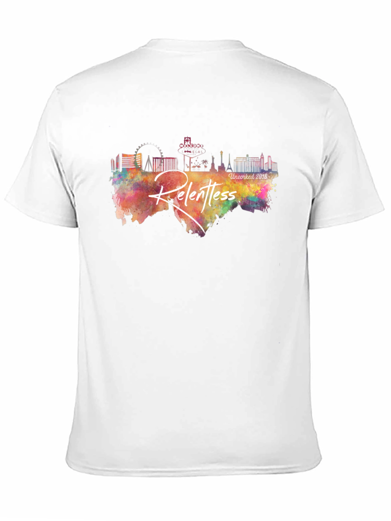 Relentless Vegas Skyline Black T-Shirt