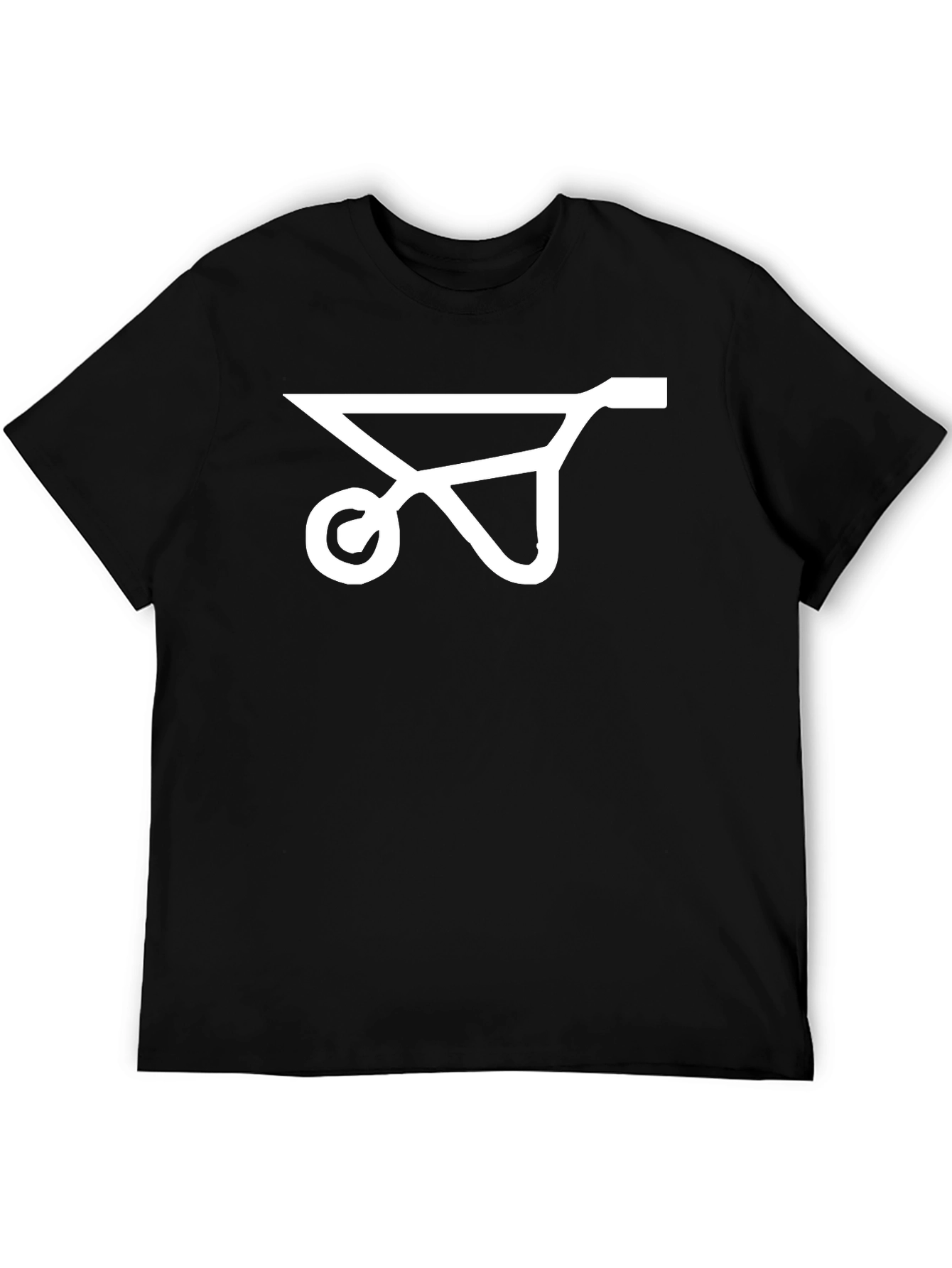 Wheelbarrow Graphic Black T-Shirt