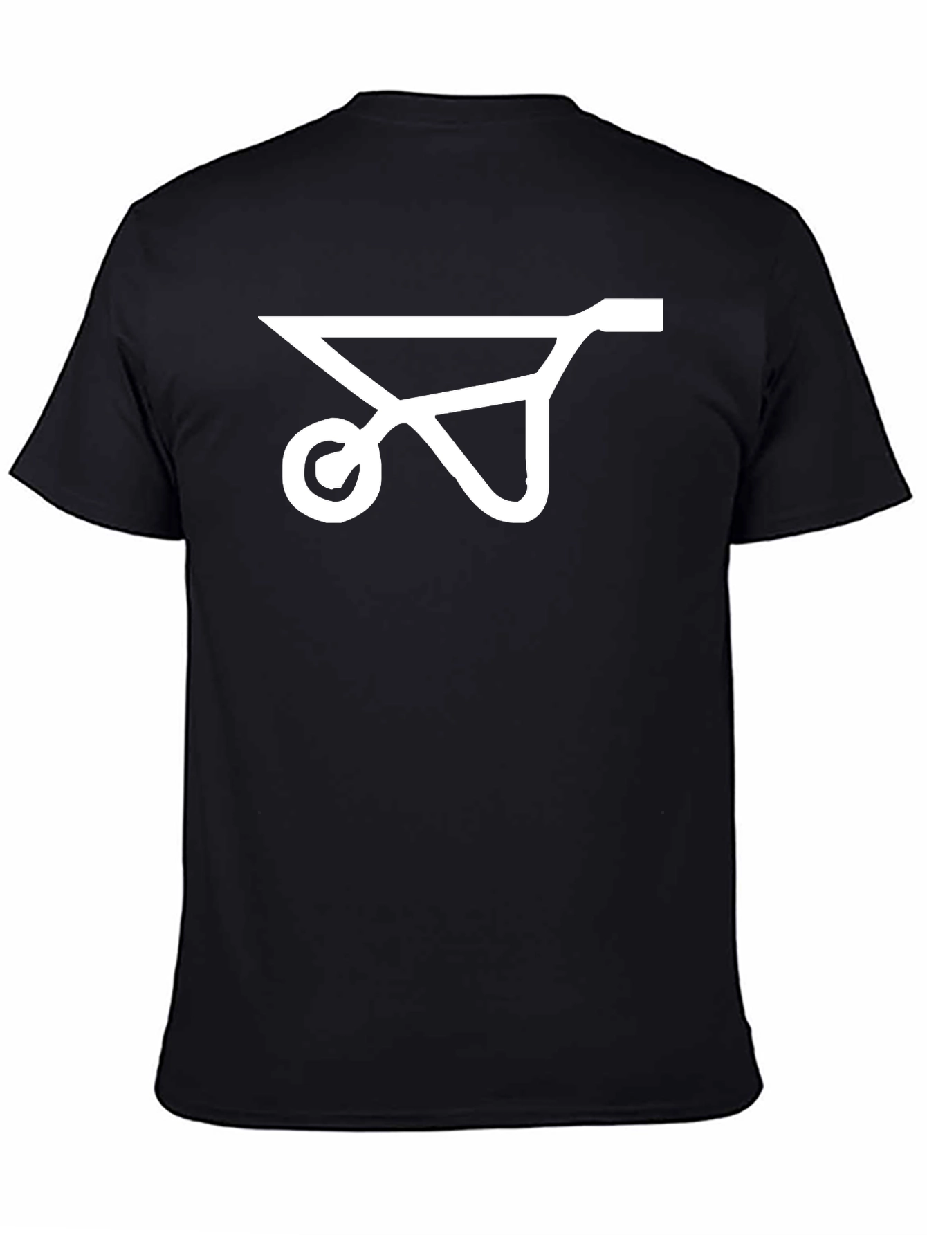Wheelbarrow Graphic Black T-Shirt