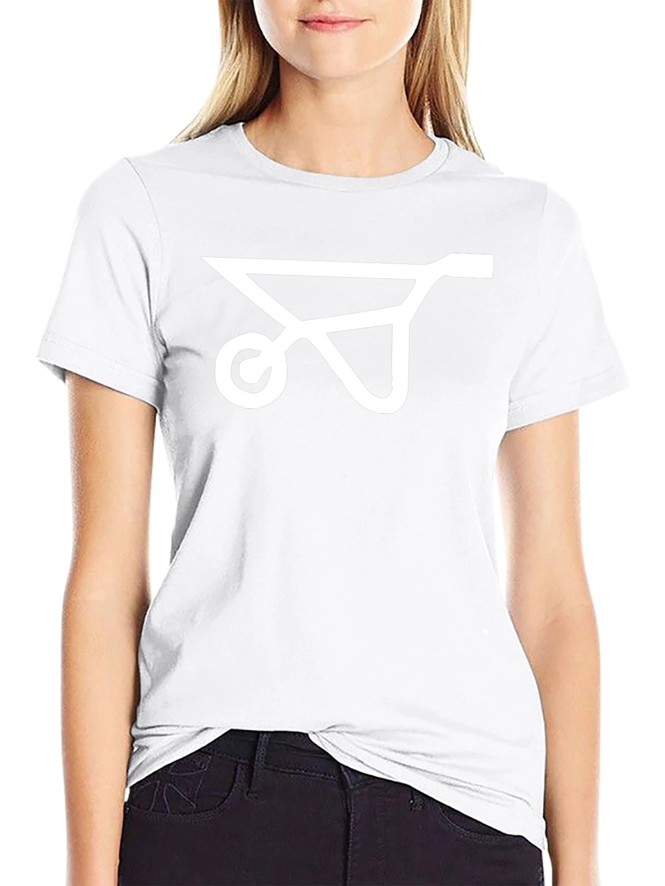 Wheelbarrow Graphic Black T-Shirt