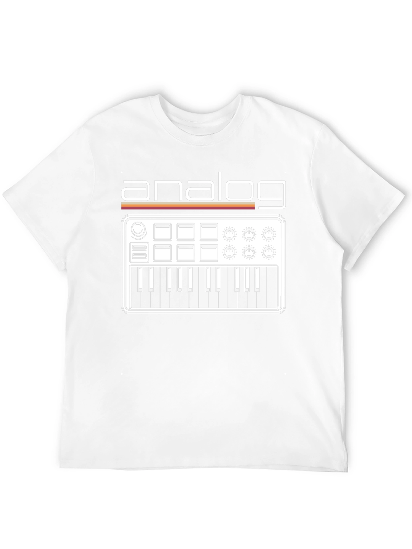 Analog Synth T-Shirt - Retro Electronic Music Tee