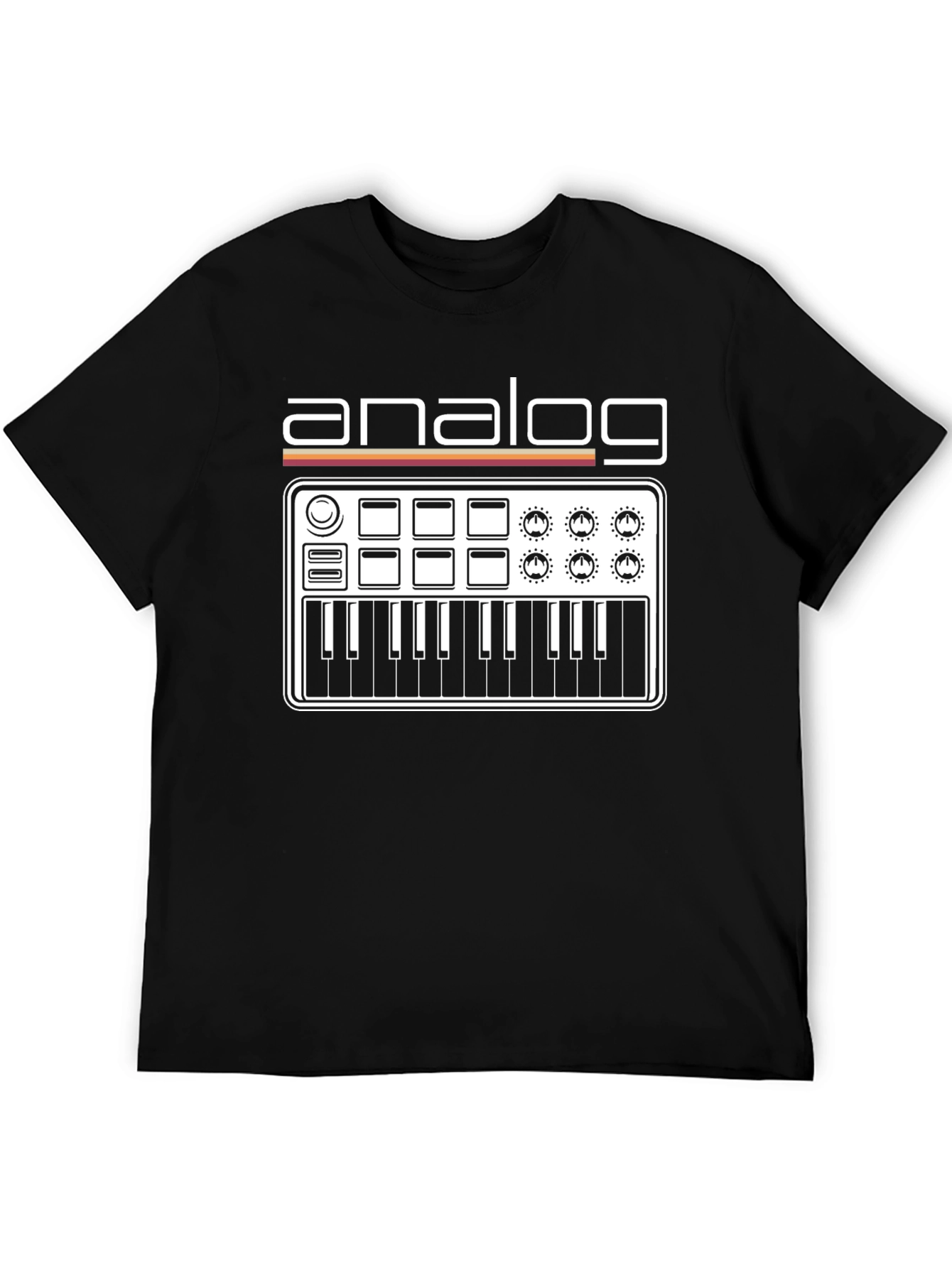 Analog Synth T-Shirt - Retro Electronic Music Tee