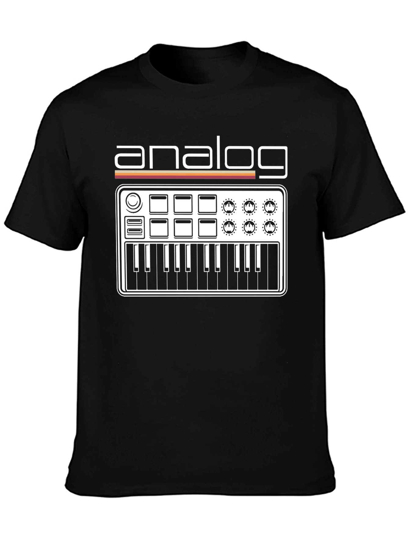 Analog Synth T-Shirt - Retro Electronic Music Tee