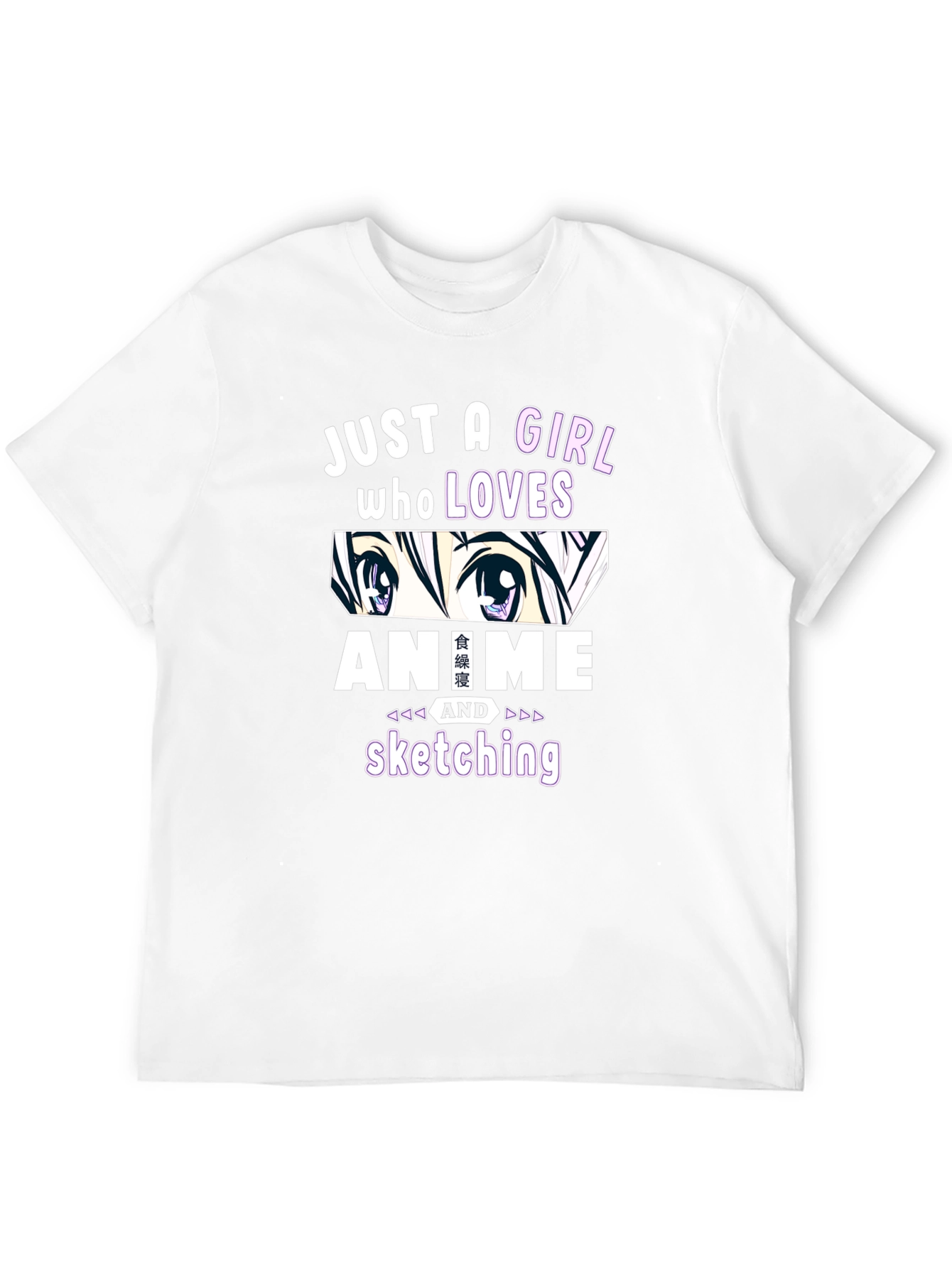 Anime Lover Girls T-Shirt Sketching Fan Tee