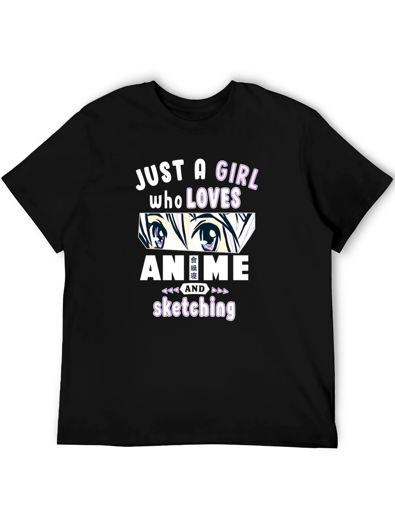 Anime Lover Girls T-Shirt Sketching Fan Tee
