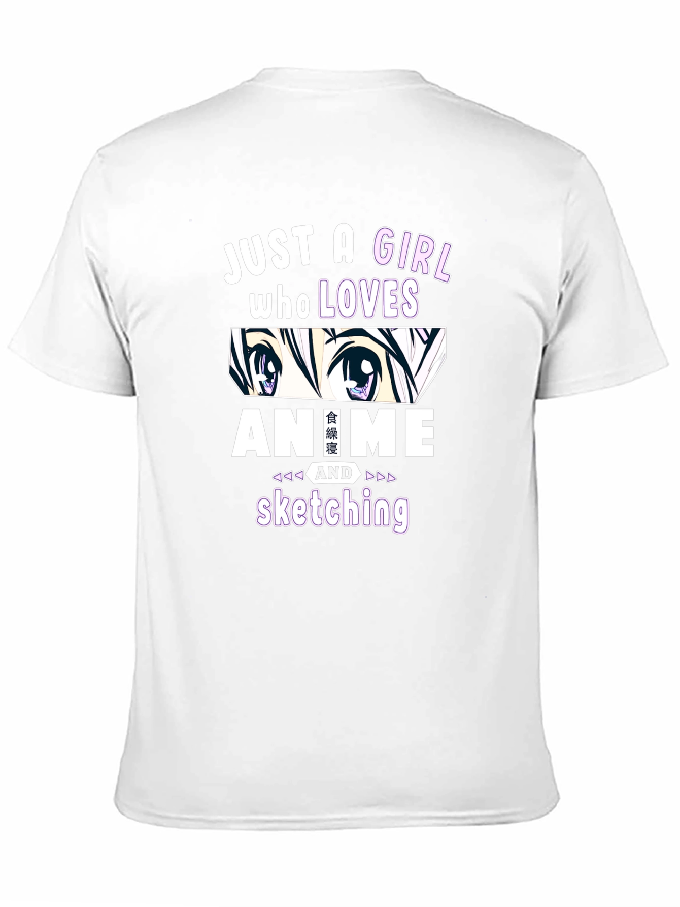Anime Lover Girls T-Shirt Sketching Fan Tee