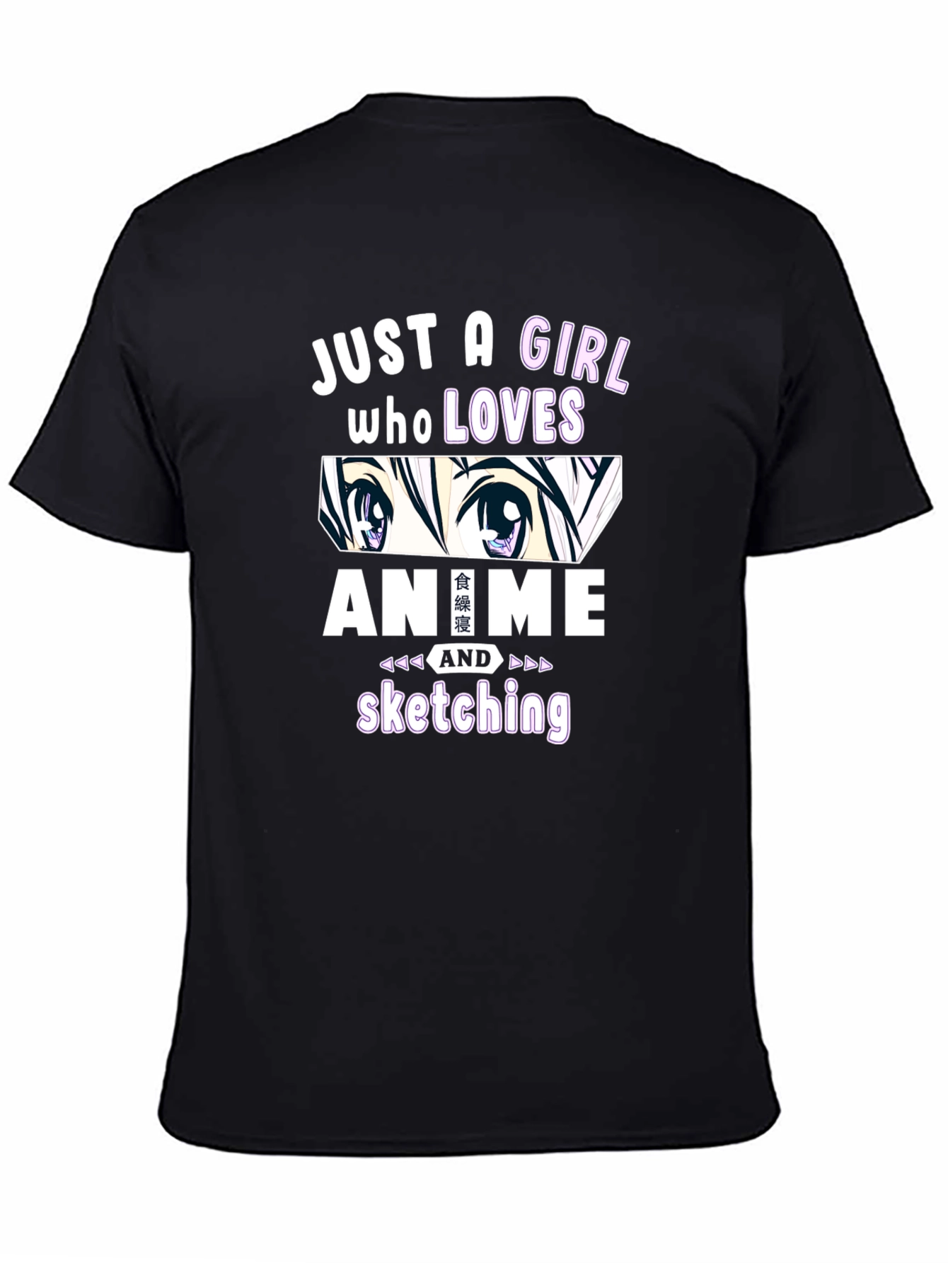 Anime Lover Girls T-Shirt Sketching Fan Tee