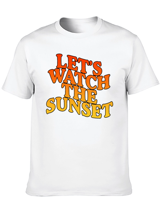 Lets Watch the Sunset Graphic Tee