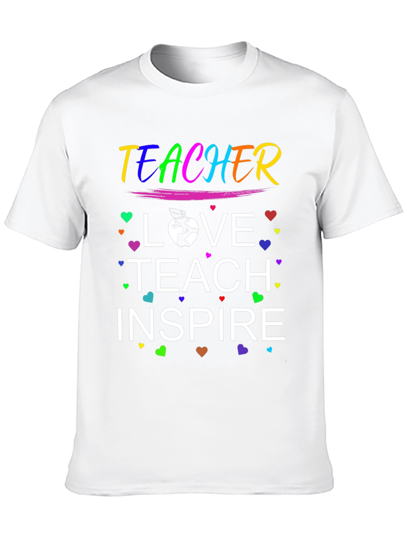 Teacher Love Teach Inspire T-Shirt