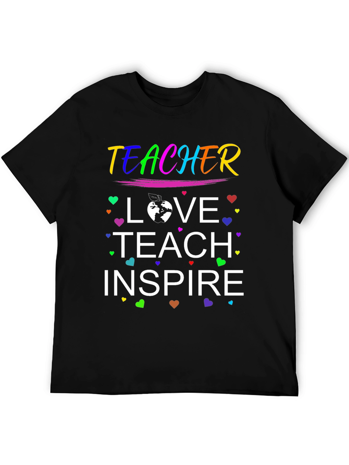 Teacher Love Teach Inspire T-Shirt