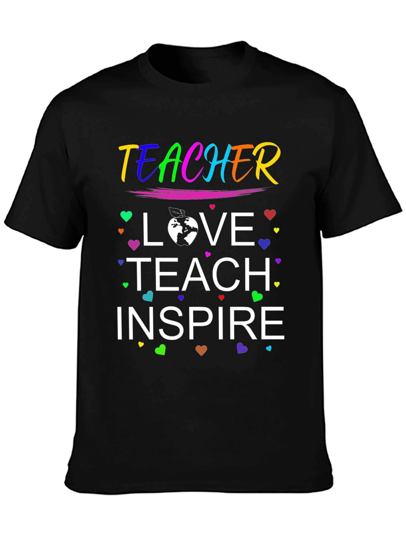 Teacher Love Teach Inspire T-Shirt
