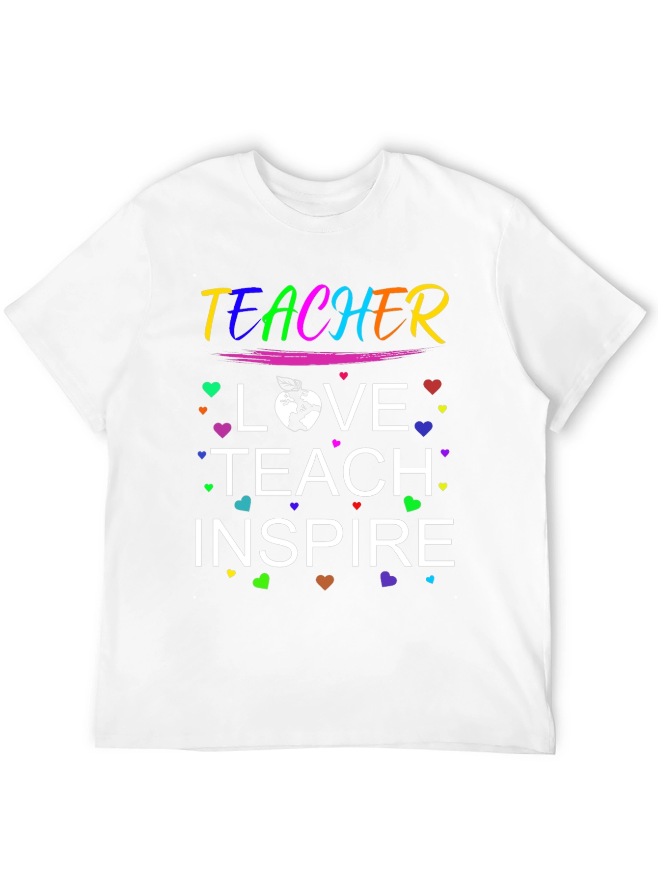 Teacher Love Teach Inspire T-Shirt
