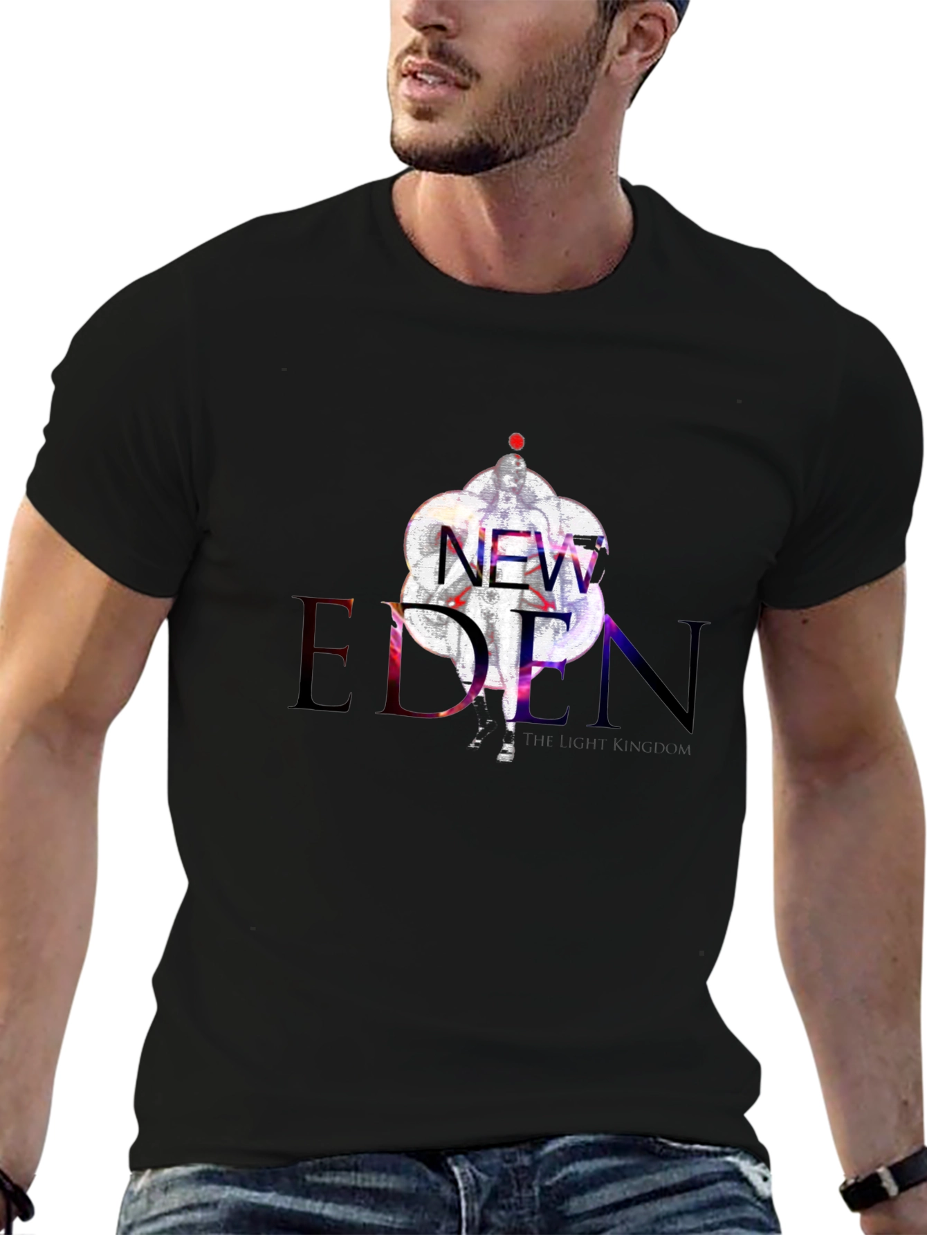 New Eden Graphic Tee - Stylish Black T-Shirt