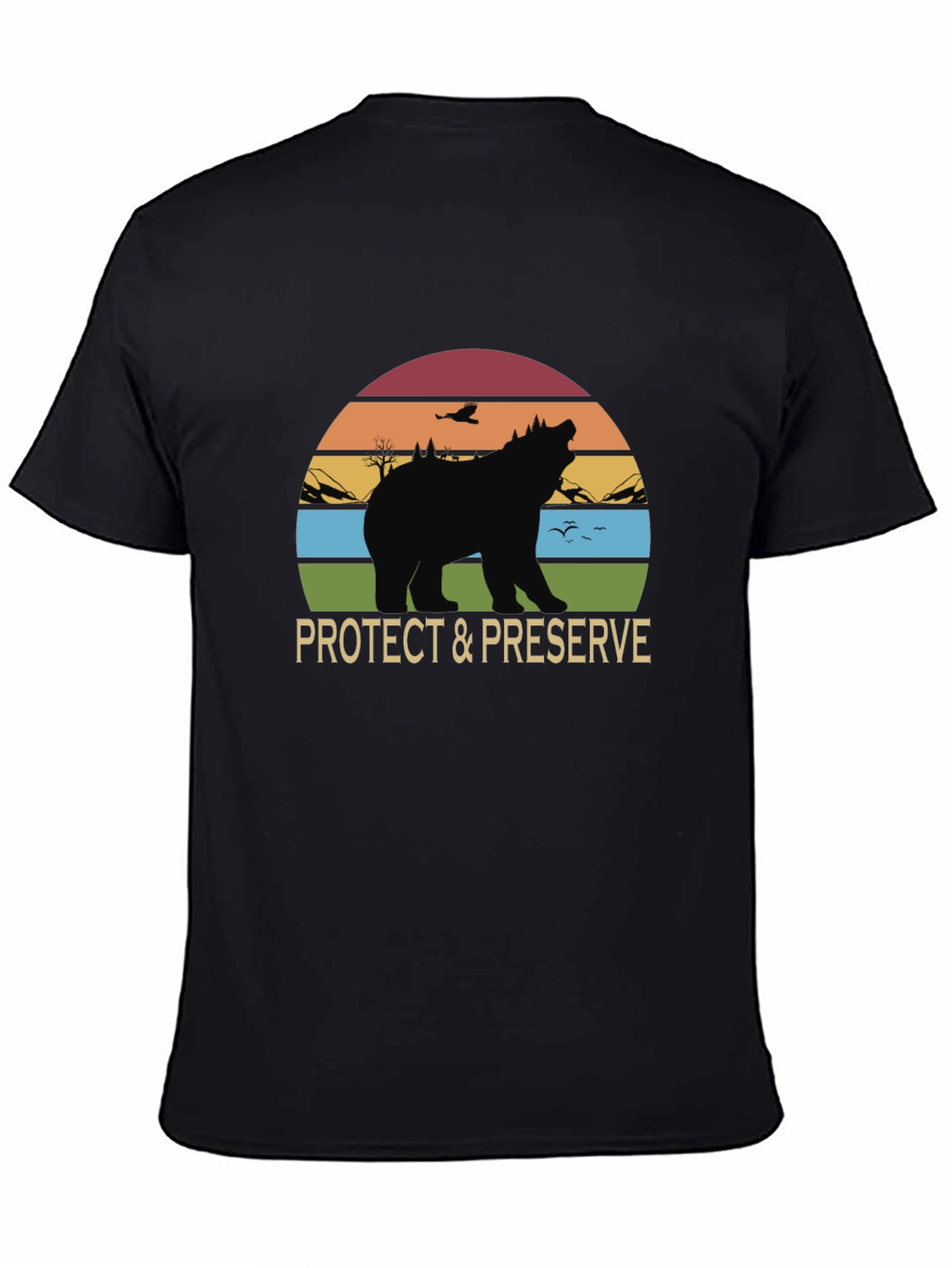 Protect & Preserve Bear Graphic T-Shirt