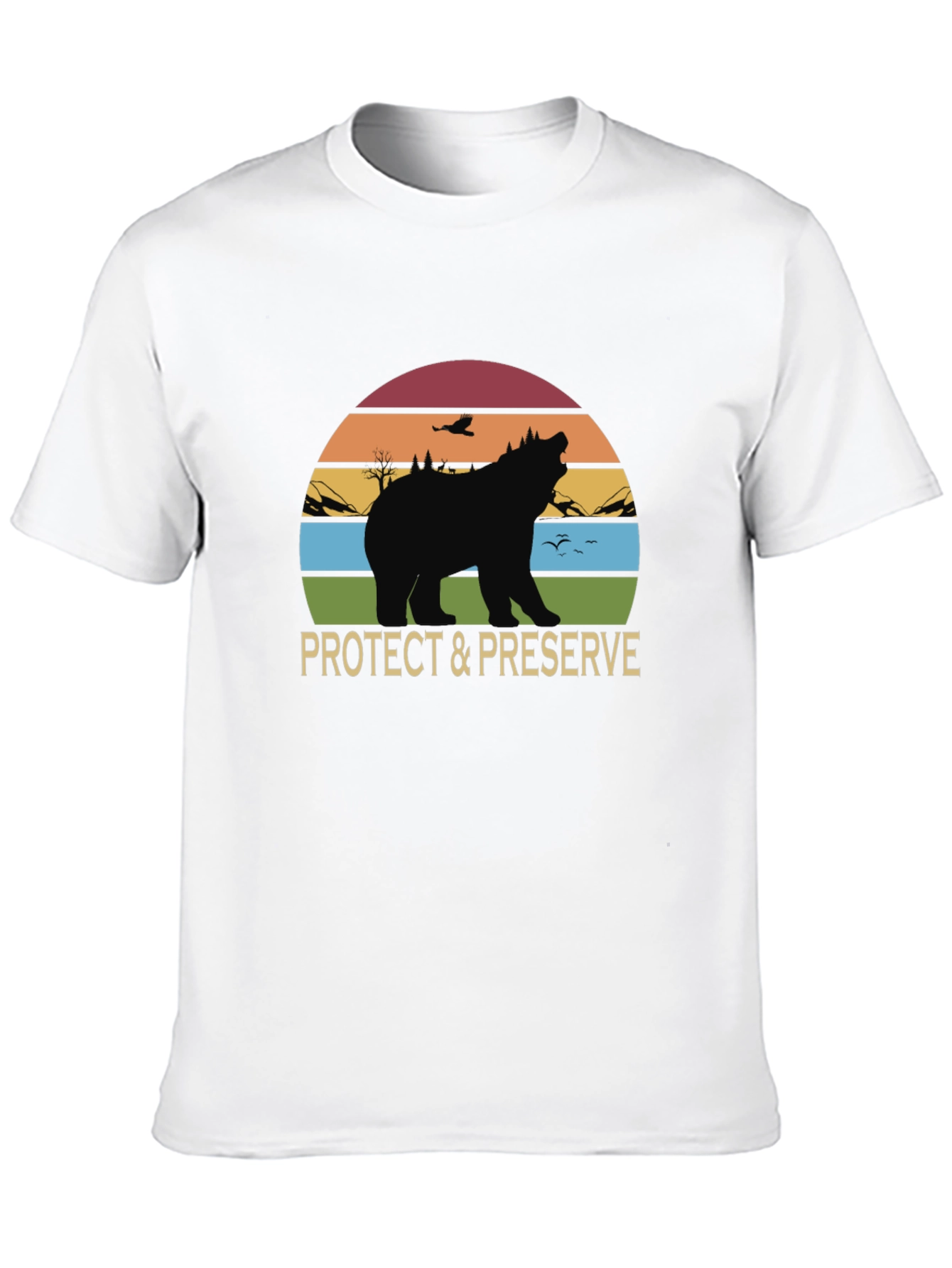 Protect & Preserve Bear Graphic T-Shirt