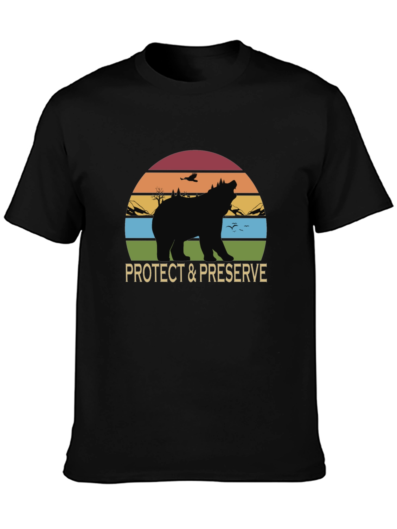 Protect & Preserve Bear Graphic T-Shirt