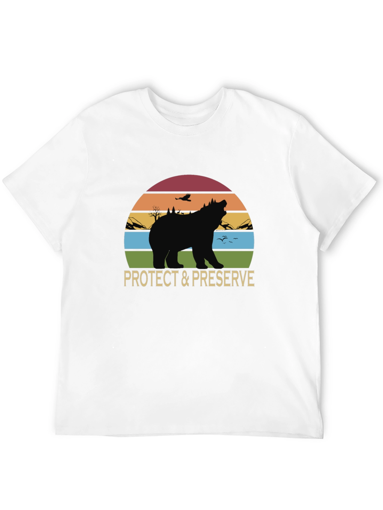 Protect & Preserve Bear Graphic T-Shirt