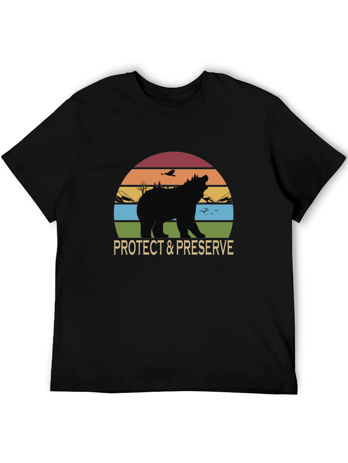 Protect & Preserve Bear Graphic T-Shirt