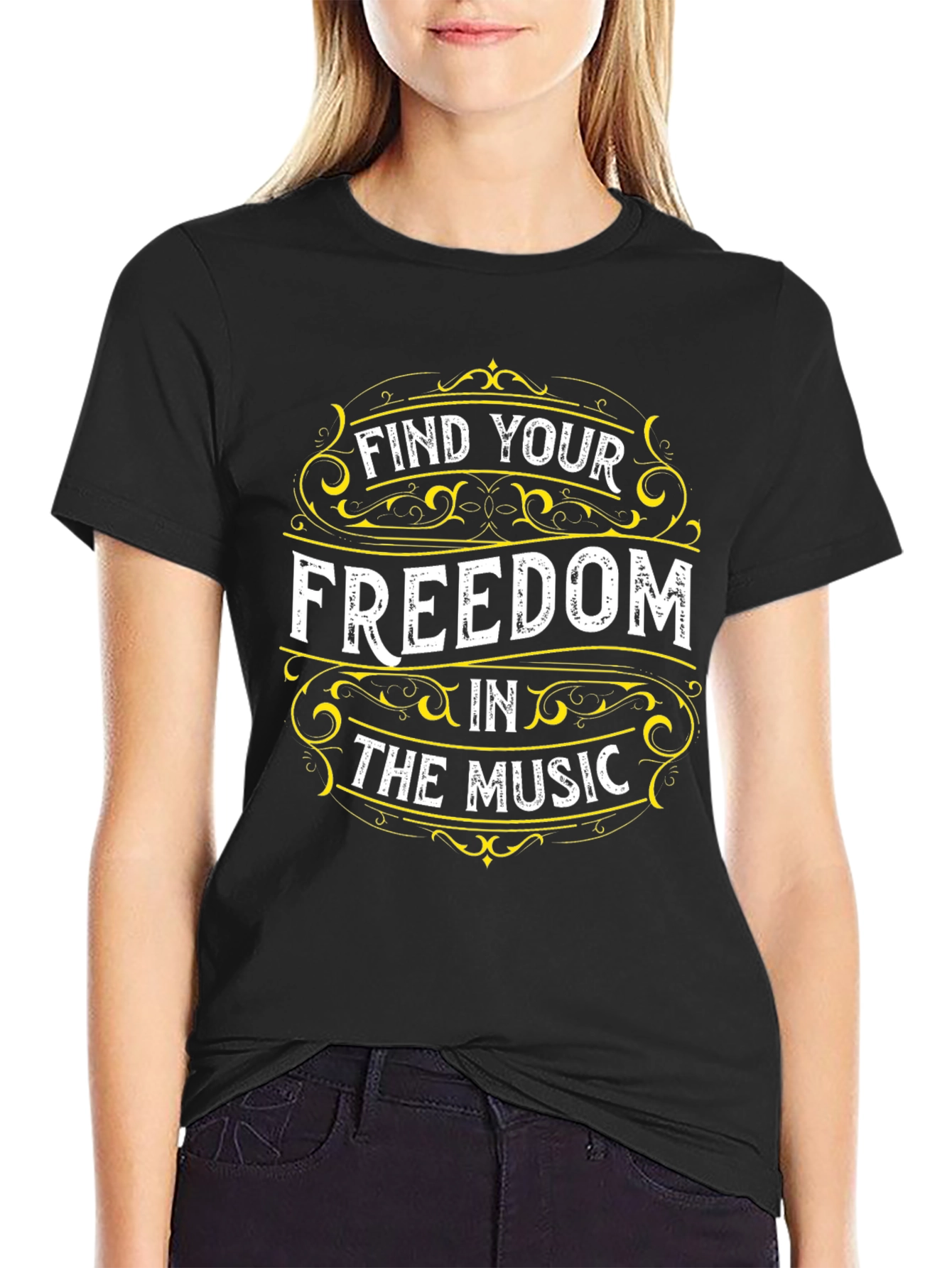 Find Your Freedom in the Music T-Shirt