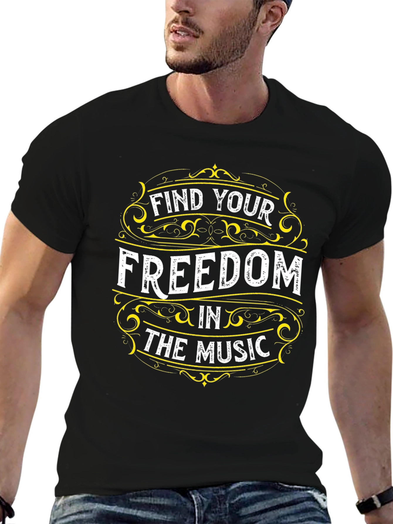 Find Your Freedom in the Music T-Shirt