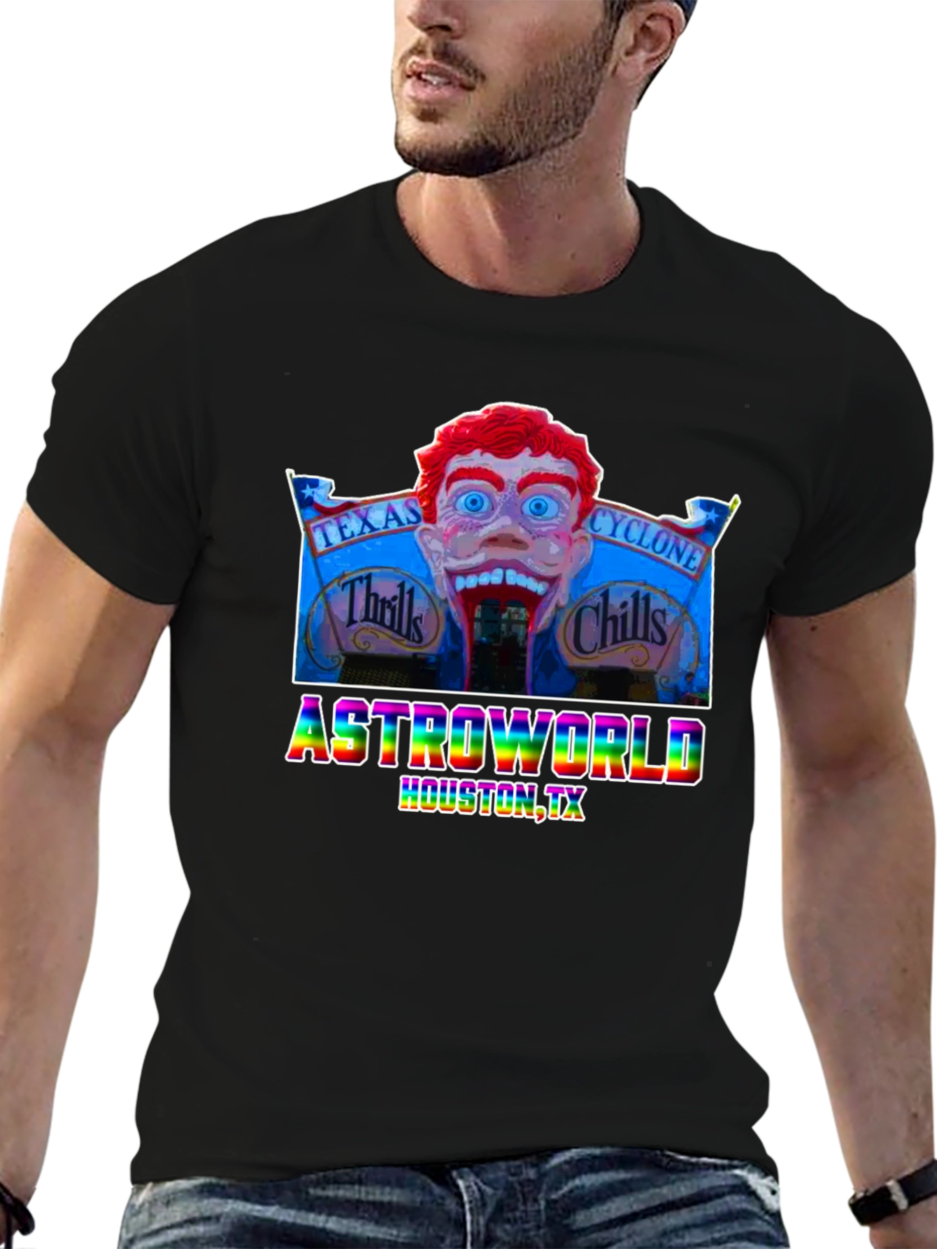 Astroworld Texas Cyclone Thrills & Chills T-Shirt
