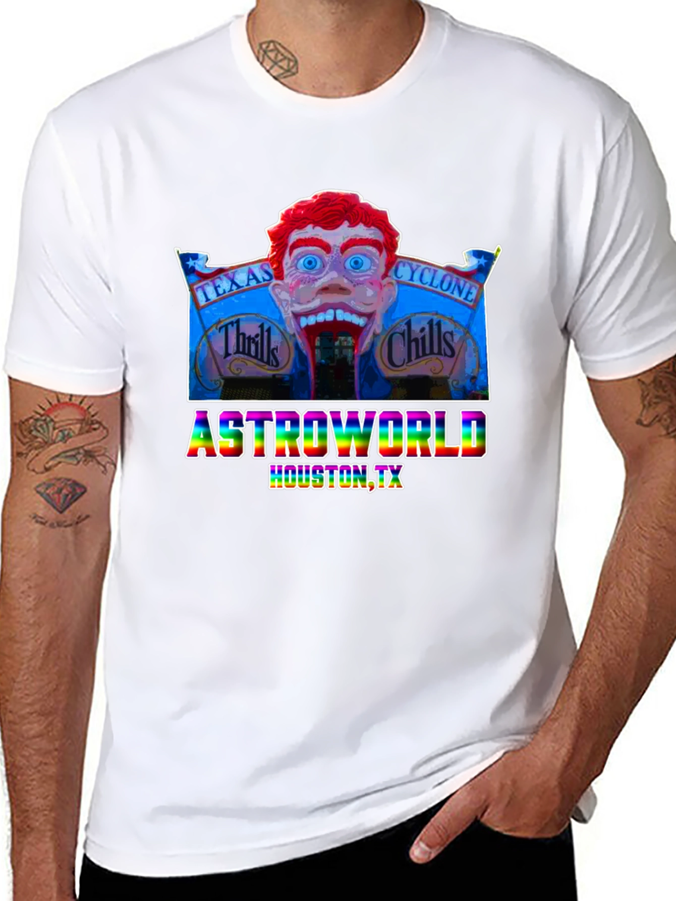Astroworld Texas Cyclone Thrills & Chills T-Shirt