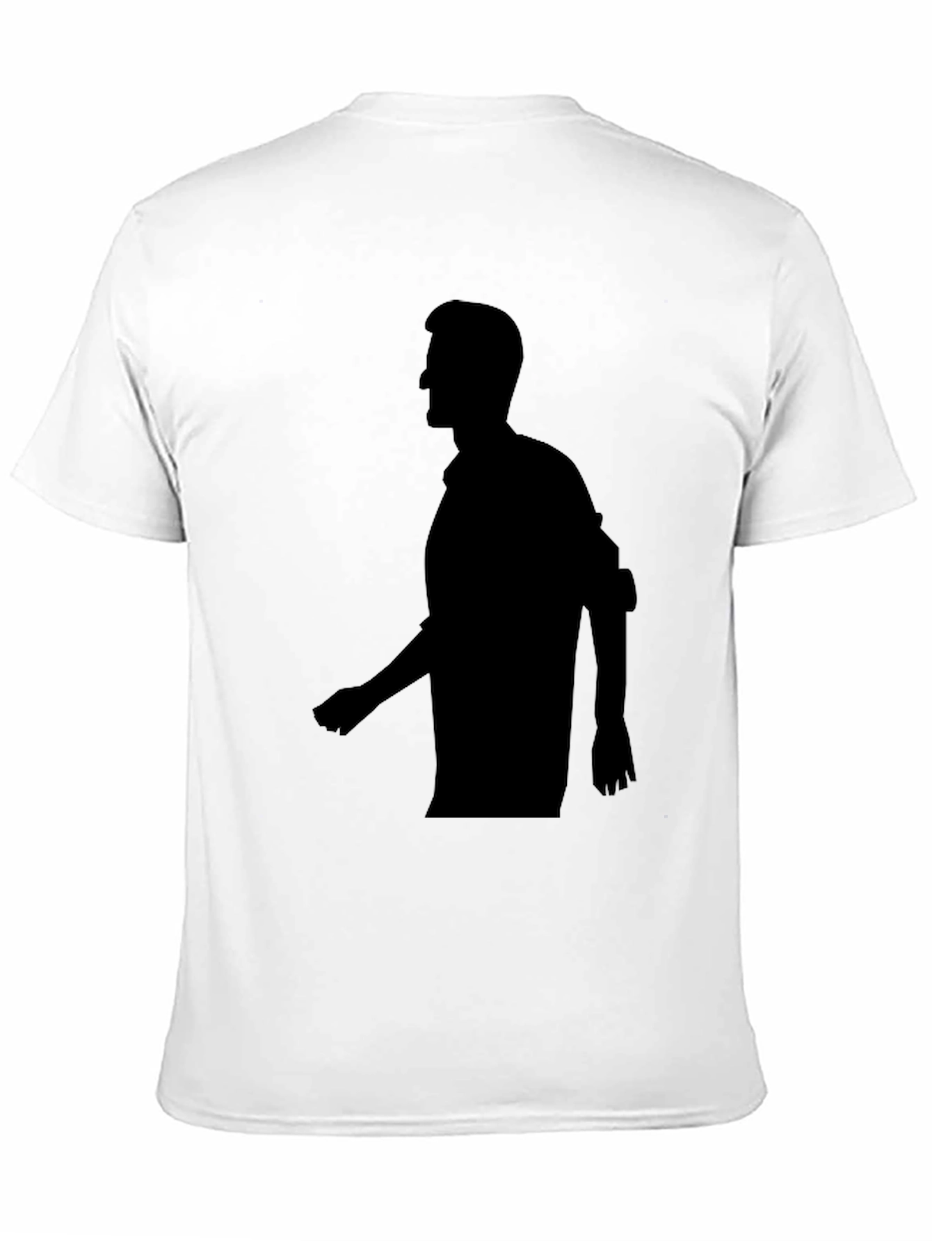 Silhouette Graphic Tee - Stylish Black T-Shirt