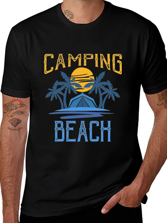 Camping Beach Graphic Tee