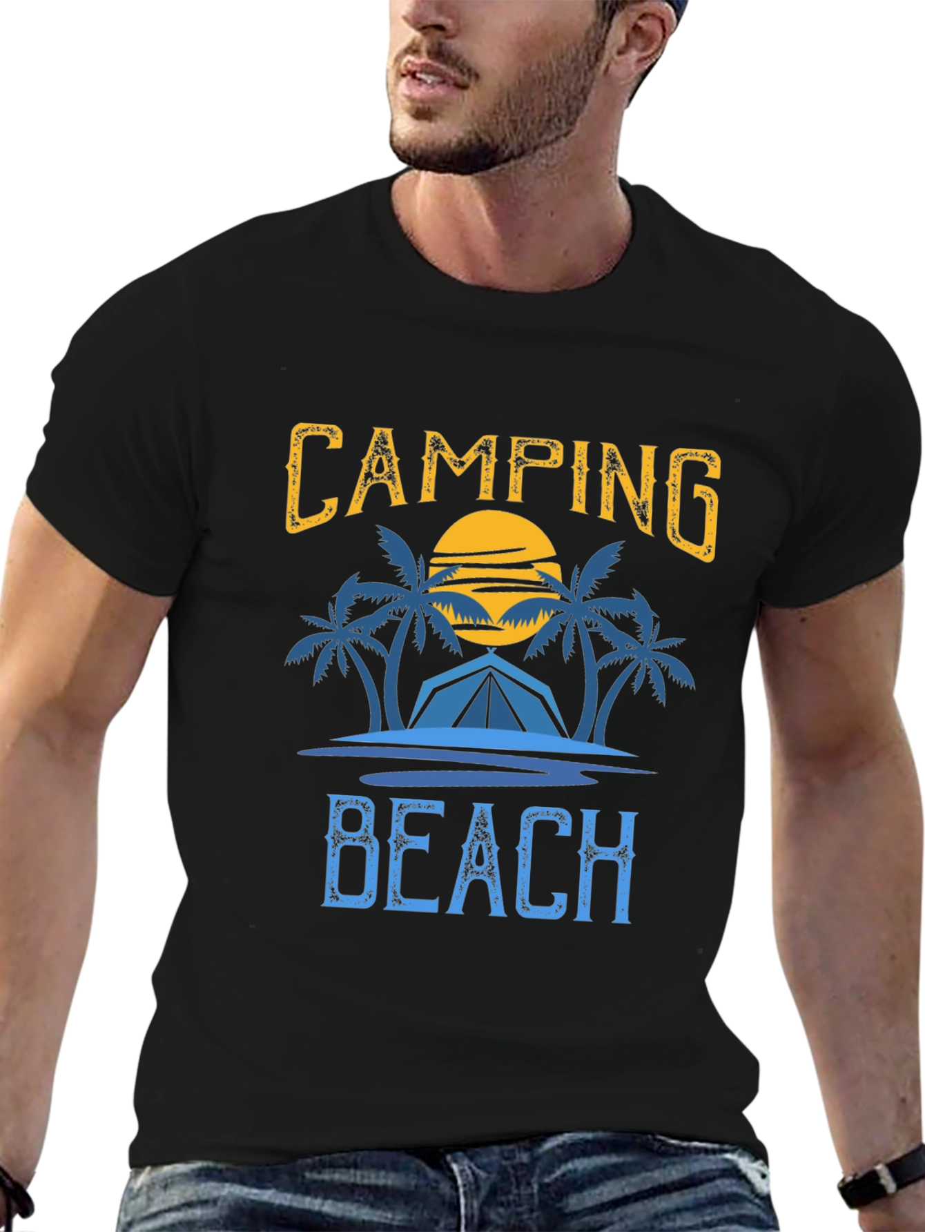 Camping Beach Graphic Tee
