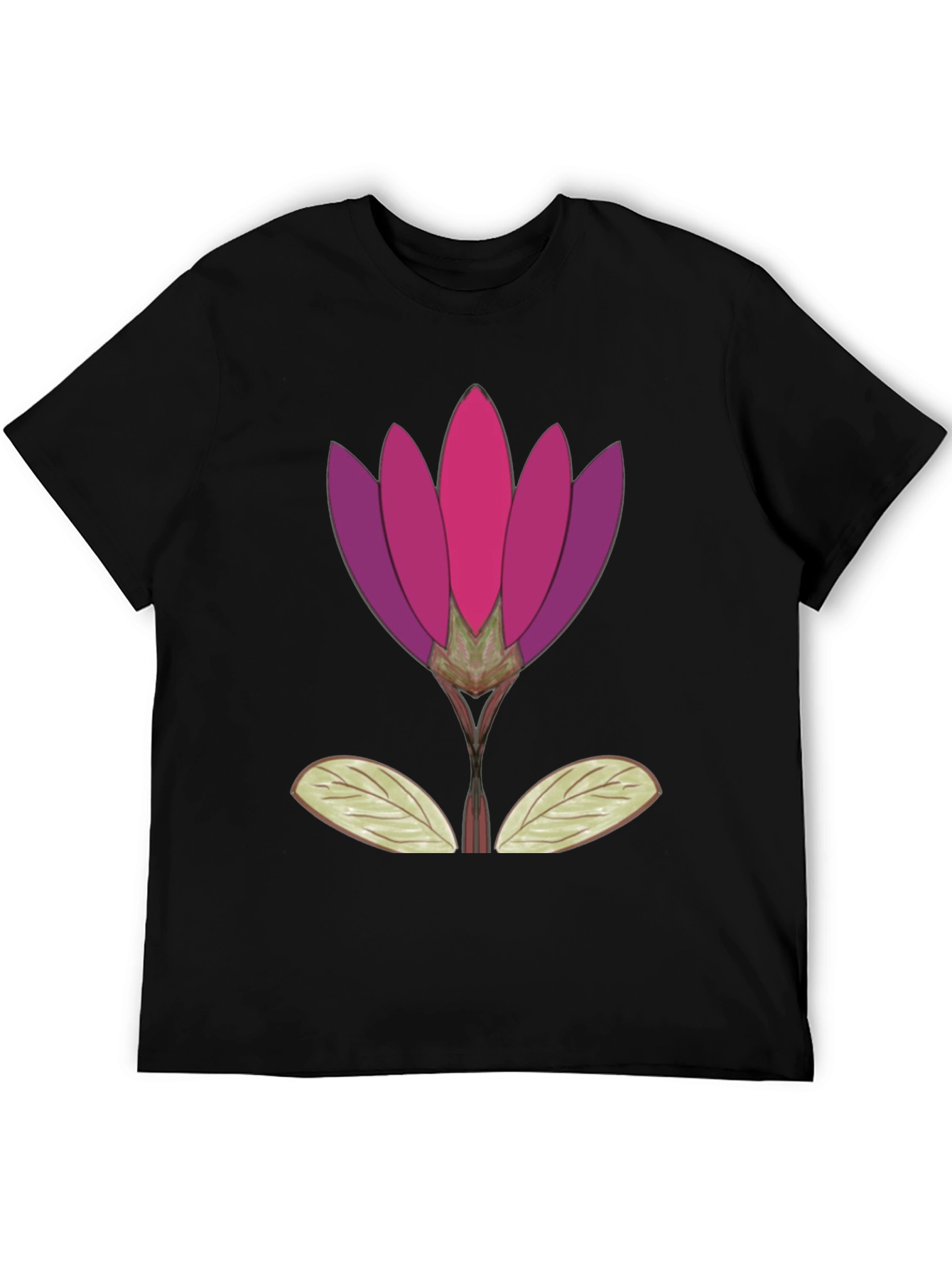 Floral Graphic T-Shirt - Artistic Bloom Tee