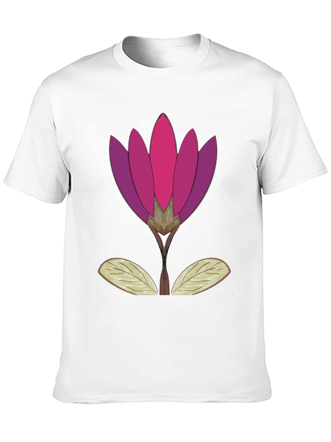 Floral Graphic T-Shirt - Artistic Bloom Tee