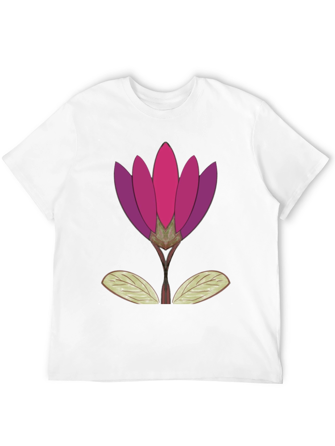 Floral Graphic T-Shirt - Artistic Bloom Tee