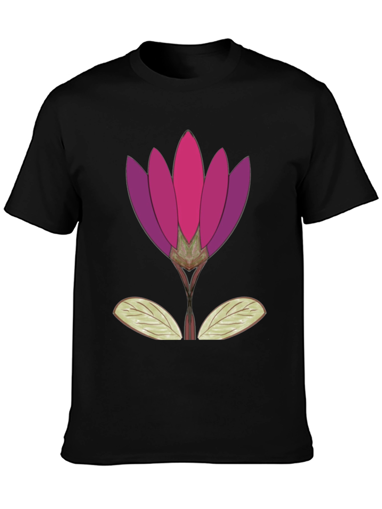 Floral Graphic T-Shirt - Artistic Bloom Tee